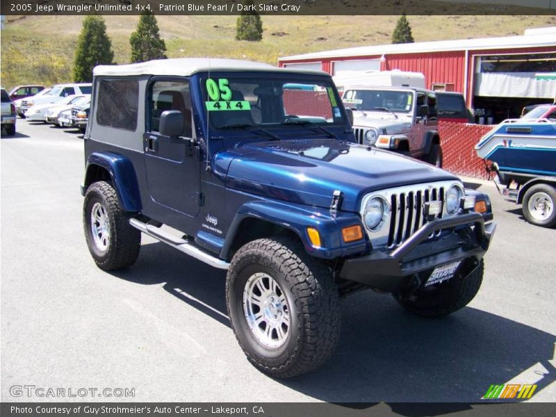 Patriot Blue Pearl / Dark Slate Gray 2005 Jeep Wrangler Unlimited 4x4