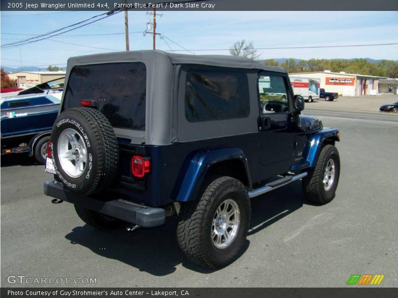 Patriot Blue Pearl / Dark Slate Gray 2005 Jeep Wrangler Unlimited 4x4