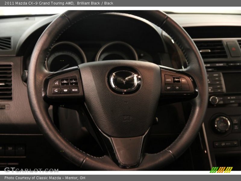 Brilliant Black / Black 2011 Mazda CX-9 Grand Touring AWD