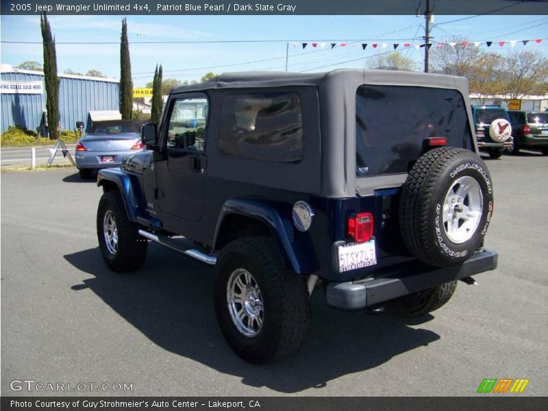 Patriot Blue Pearl / Dark Slate Gray 2005 Jeep Wrangler Unlimited 4x4