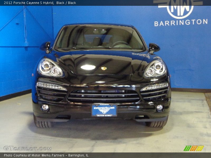 Black / Black 2012 Porsche Cayenne S Hybrid