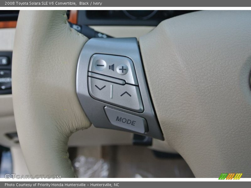 Black / Ivory 2008 Toyota Solara SLE V6 Convertible