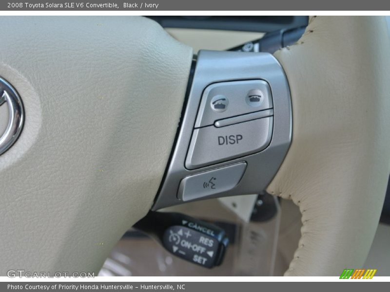 Black / Ivory 2008 Toyota Solara SLE V6 Convertible
