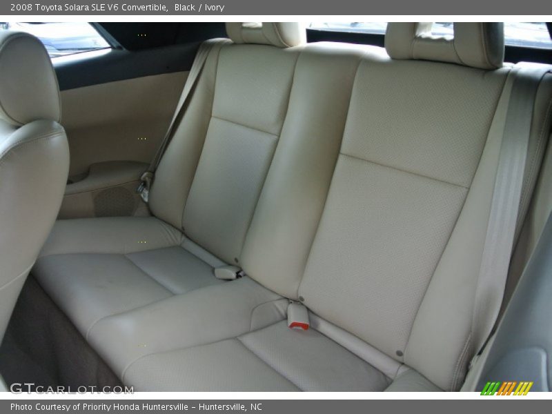 Black / Ivory 2008 Toyota Solara SLE V6 Convertible