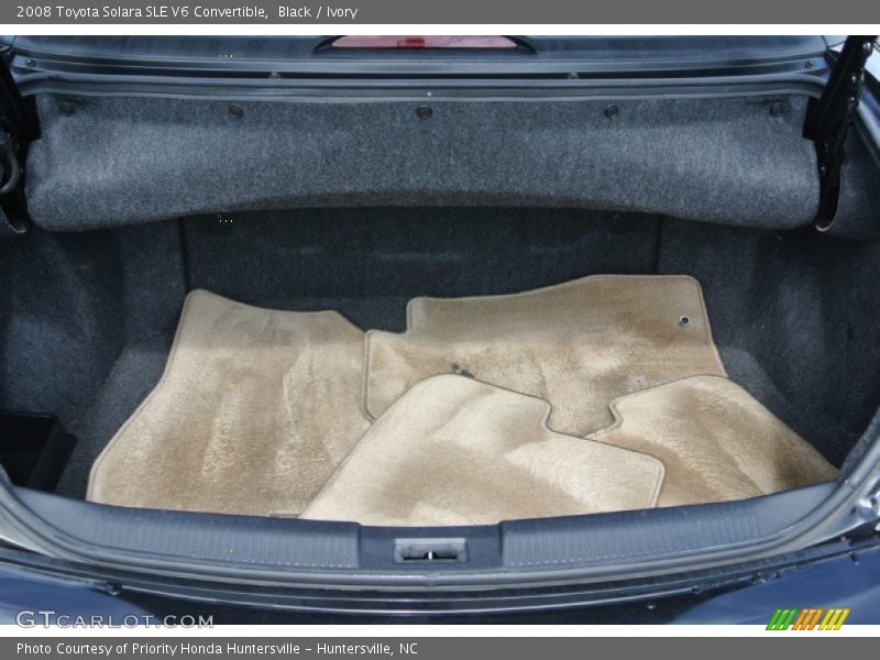 Black / Ivory 2008 Toyota Solara SLE V6 Convertible