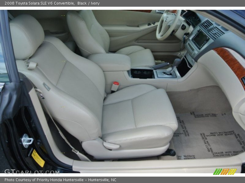 Black / Ivory 2008 Toyota Solara SLE V6 Convertible