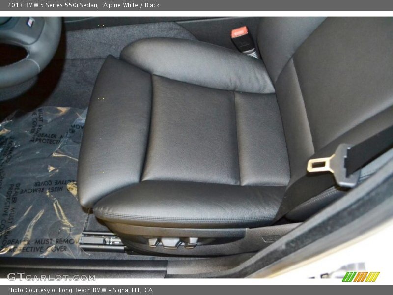 Alpine White / Black 2013 BMW 5 Series 550i Sedan