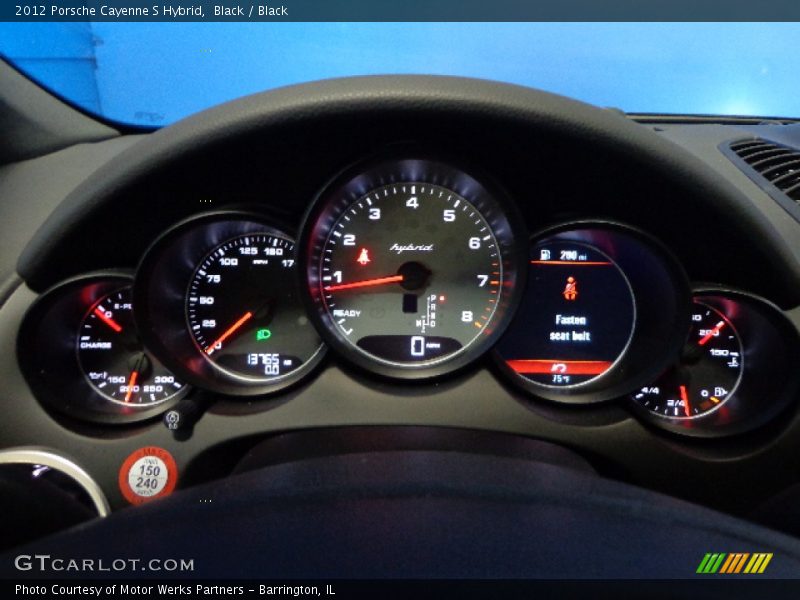 Black / Black 2012 Porsche Cayenne S Hybrid