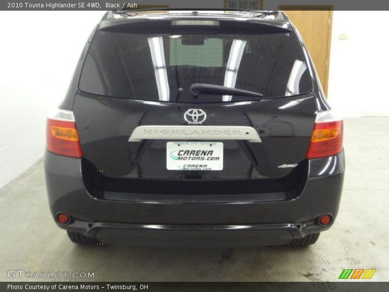 Black / Ash 2010 Toyota Highlander SE 4WD