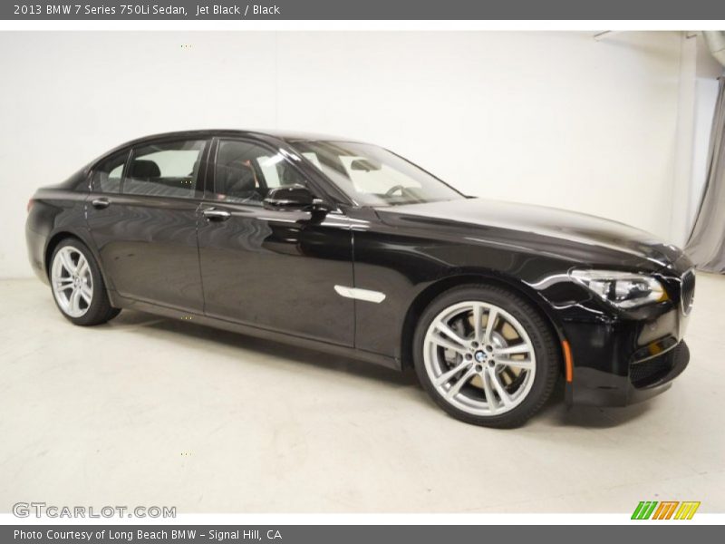Jet Black / Black 2013 BMW 7 Series 750Li Sedan