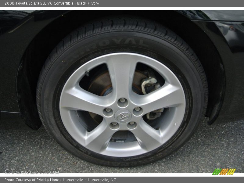 Black / Ivory 2008 Toyota Solara SLE V6 Convertible