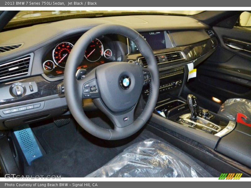 Jet Black / Black 2013 BMW 7 Series 750Li Sedan