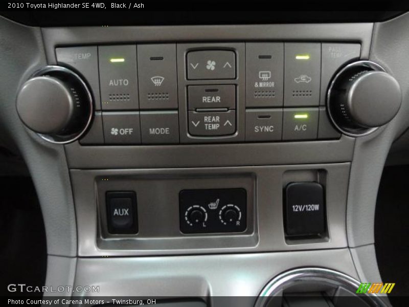 Black / Ash 2010 Toyota Highlander SE 4WD