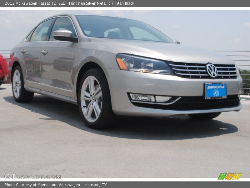 Tungsten Silver Metallic / Titan Black 2013 Volkswagen Passat TDI SEL