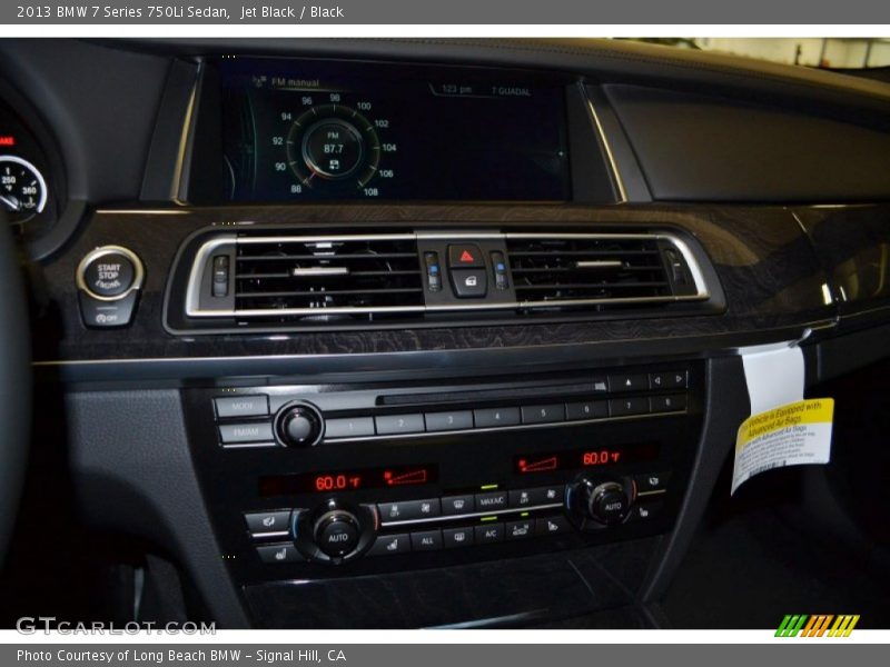 Jet Black / Black 2013 BMW 7 Series 750Li Sedan