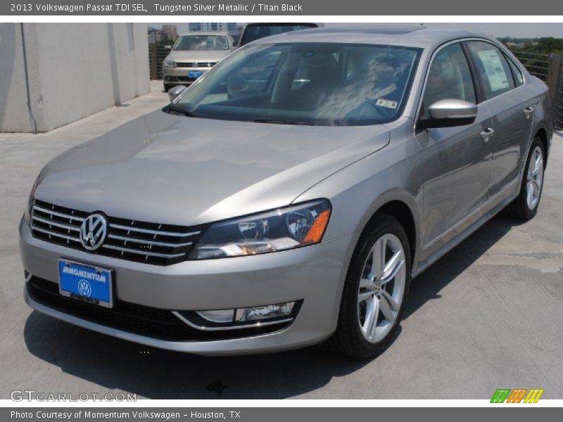 Tungsten Silver Metallic / Titan Black 2013 Volkswagen Passat TDI SEL