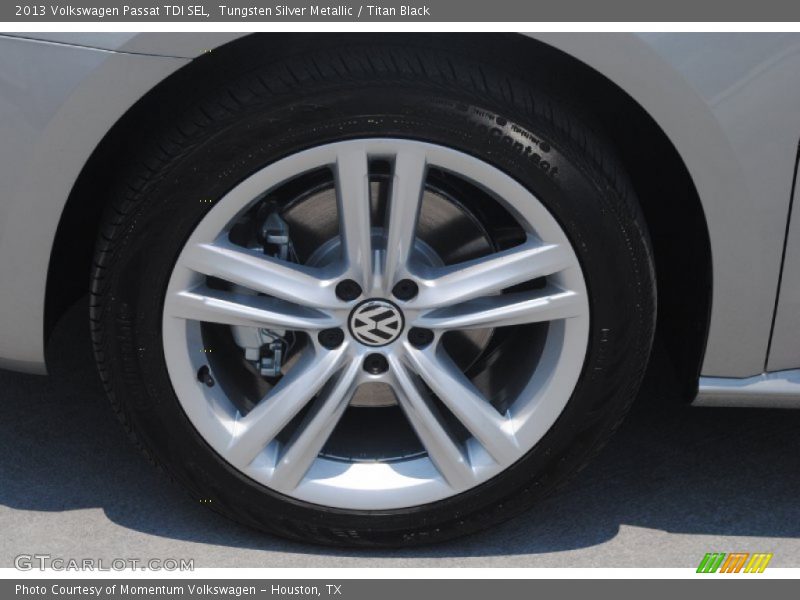 Tungsten Silver Metallic / Titan Black 2013 Volkswagen Passat TDI SEL