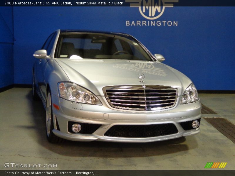 Iridium Silver Metallic / Black 2008 Mercedes-Benz S 65 AMG Sedan