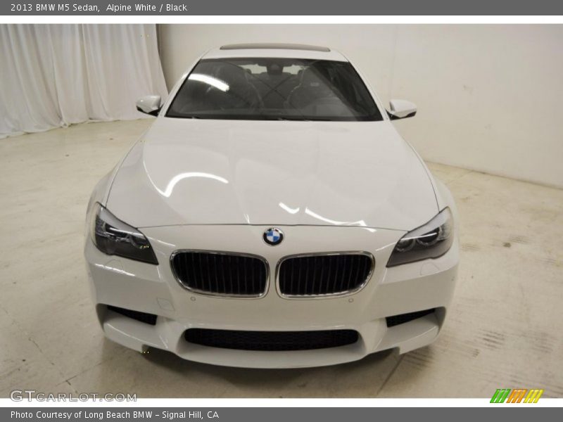 Alpine White / Black 2013 BMW M5 Sedan