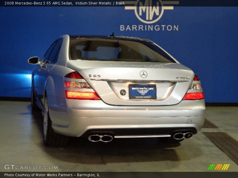 Iridium Silver Metallic / Black 2008 Mercedes-Benz S 65 AMG Sedan