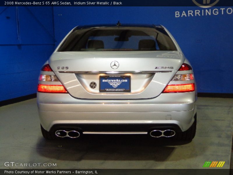 Iridium Silver Metallic / Black 2008 Mercedes-Benz S 65 AMG Sedan