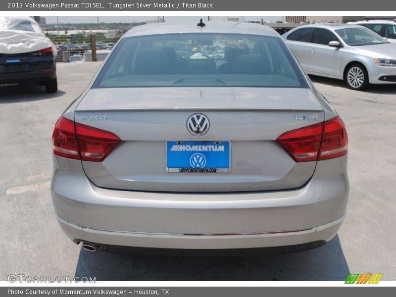 Tungsten Silver Metallic / Titan Black 2013 Volkswagen Passat TDI SEL