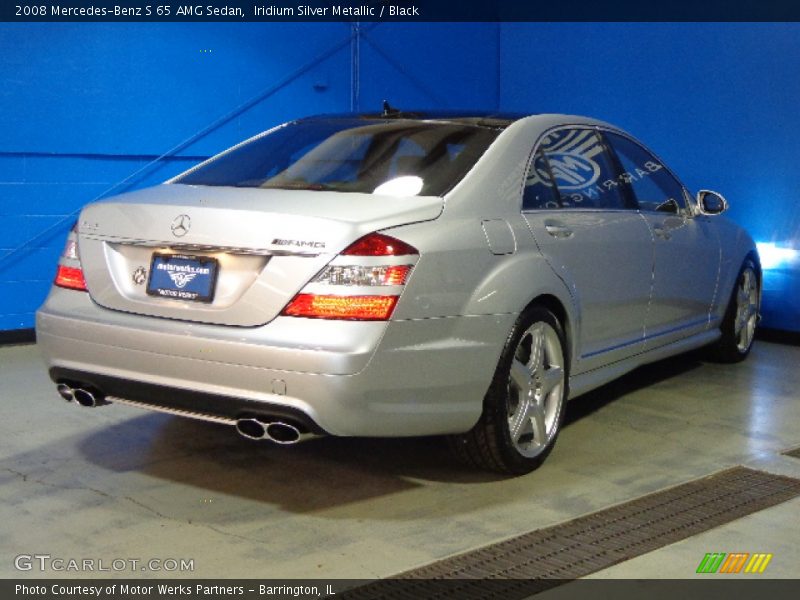 Iridium Silver Metallic / Black 2008 Mercedes-Benz S 65 AMG Sedan