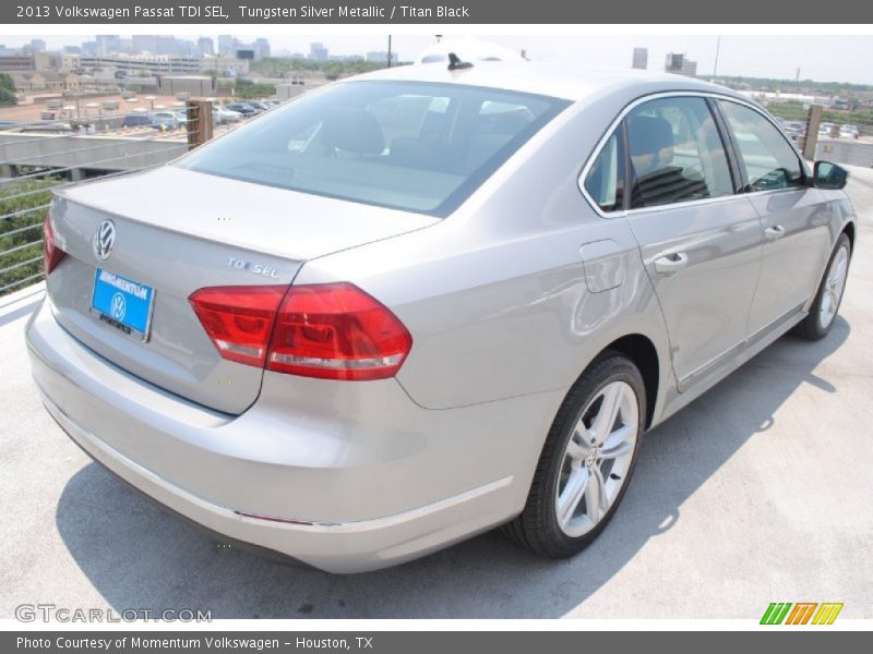 Tungsten Silver Metallic / Titan Black 2013 Volkswagen Passat TDI SEL