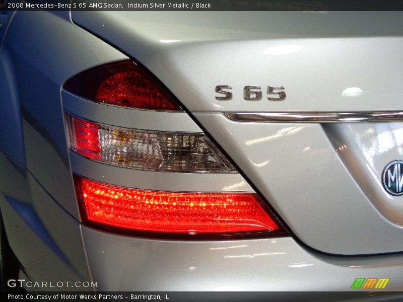 Iridium Silver Metallic / Black 2008 Mercedes-Benz S 65 AMG Sedan