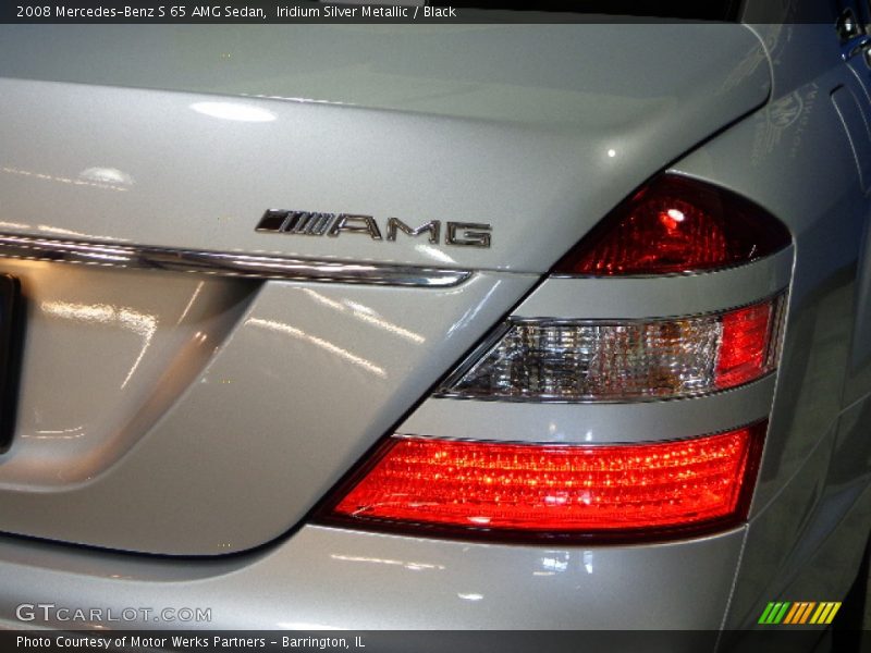 Iridium Silver Metallic / Black 2008 Mercedes-Benz S 65 AMG Sedan
