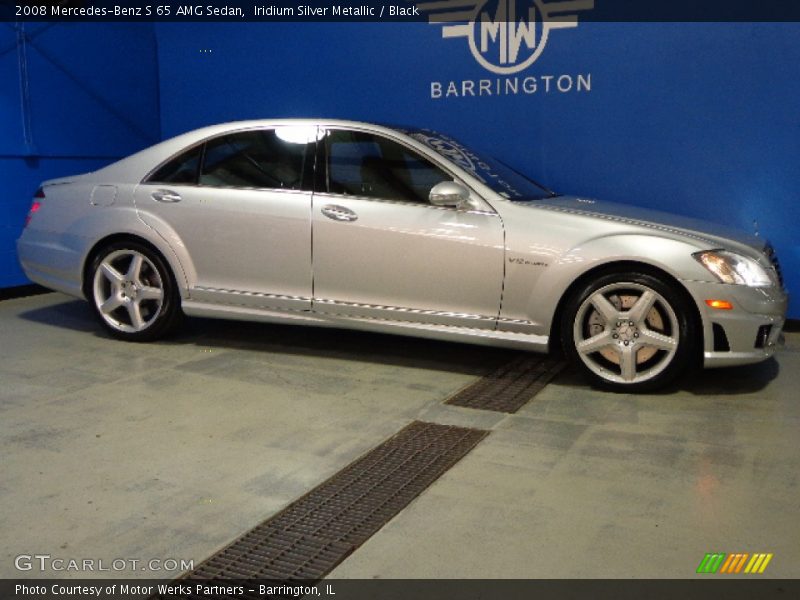 Iridium Silver Metallic / Black 2008 Mercedes-Benz S 65 AMG Sedan