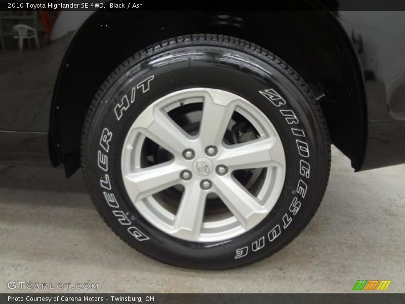 Black / Ash 2010 Toyota Highlander SE 4WD