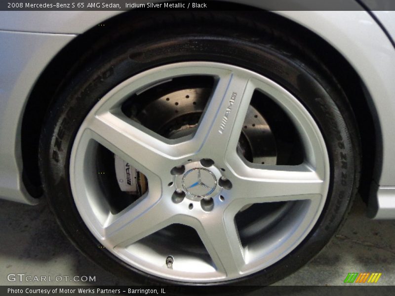 Iridium Silver Metallic / Black 2008 Mercedes-Benz S 65 AMG Sedan