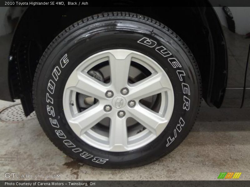 Black / Ash 2010 Toyota Highlander SE 4WD