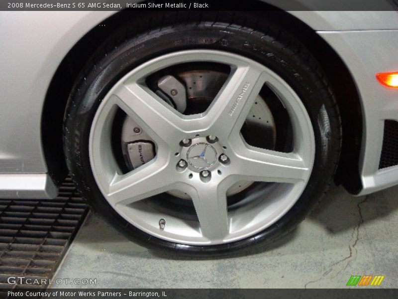Iridium Silver Metallic / Black 2008 Mercedes-Benz S 65 AMG Sedan
