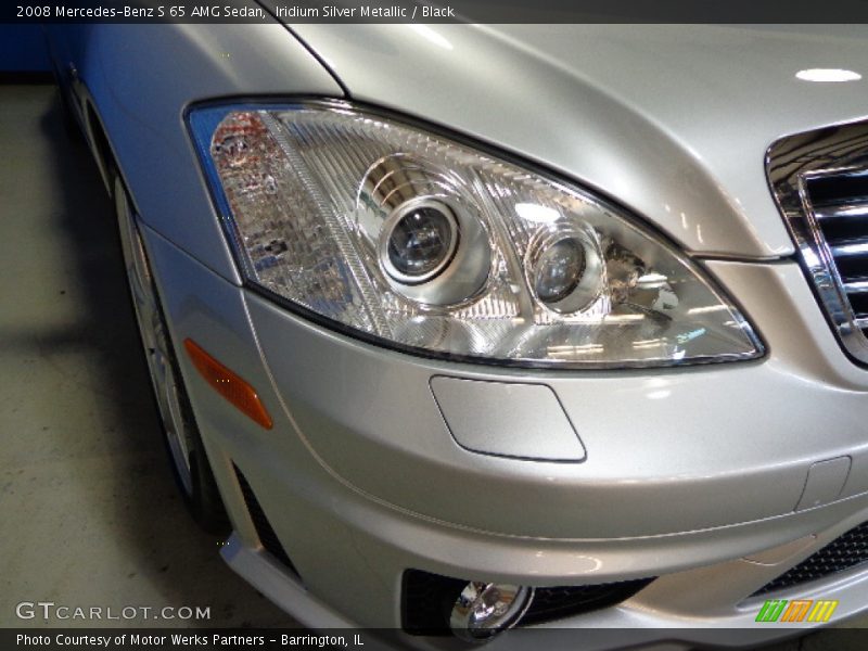 Iridium Silver Metallic / Black 2008 Mercedes-Benz S 65 AMG Sedan