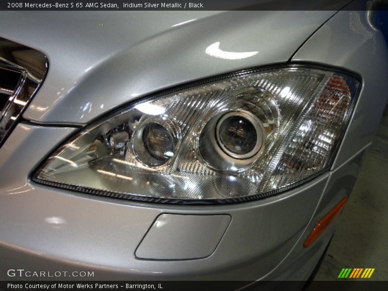 Iridium Silver Metallic / Black 2008 Mercedes-Benz S 65 AMG Sedan