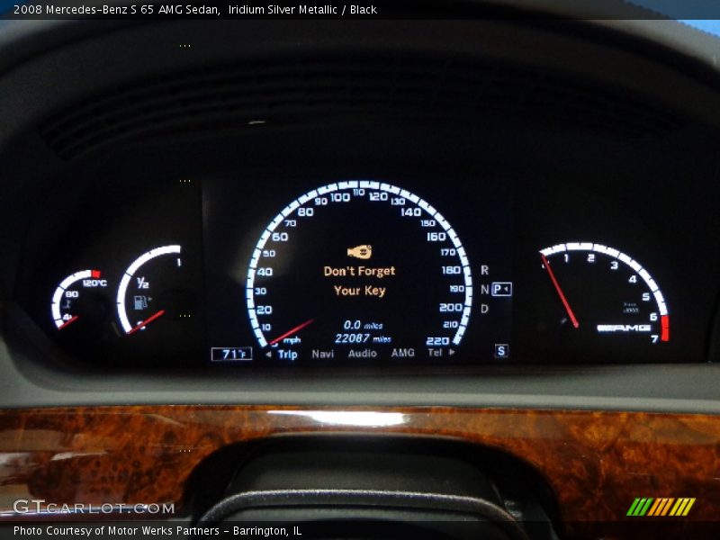  2008 S 65 AMG Sedan 65 AMG Sedan Gauges