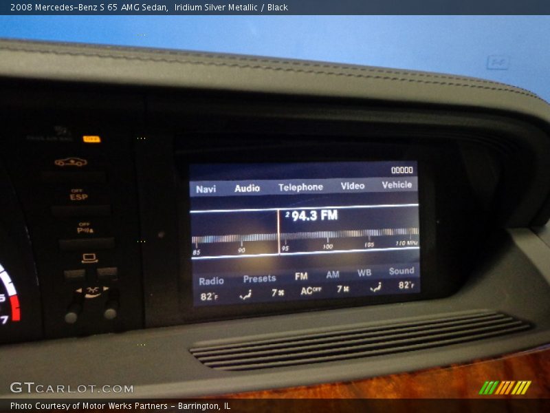 Iridium Silver Metallic / Black 2008 Mercedes-Benz S 65 AMG Sedan