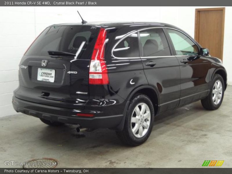 Crystal Black Pearl / Black 2011 Honda CR-V SE 4WD