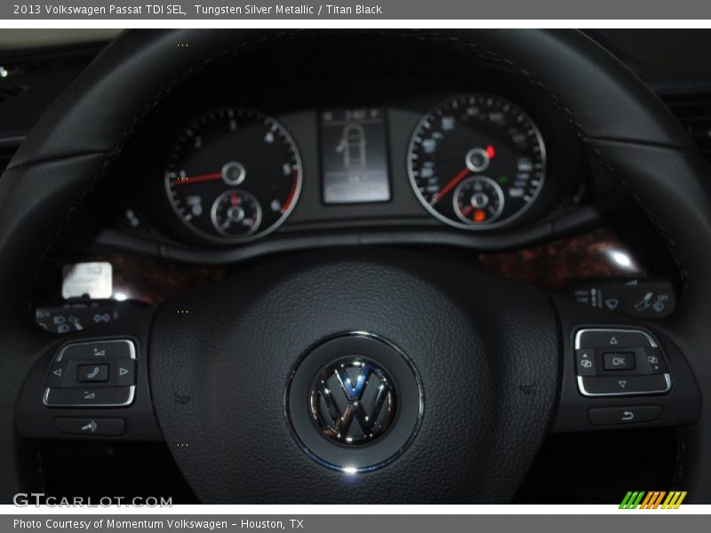 Tungsten Silver Metallic / Titan Black 2013 Volkswagen Passat TDI SEL