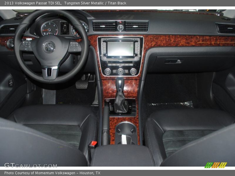 Tungsten Silver Metallic / Titan Black 2013 Volkswagen Passat TDI SEL