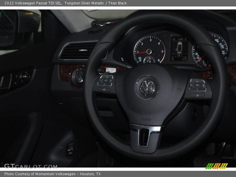 Tungsten Silver Metallic / Titan Black 2013 Volkswagen Passat TDI SEL