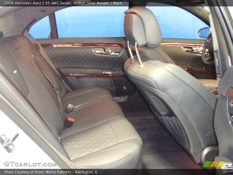Rear Seat of 2008 S 65 AMG Sedan