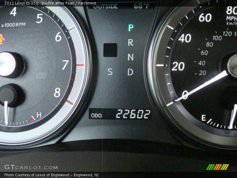 Starfire White Pearl / Parchment 2011 Lexus ES 350