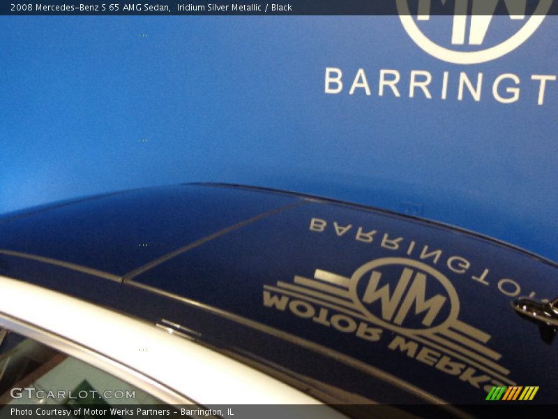 Iridium Silver Metallic / Black 2008 Mercedes-Benz S 65 AMG Sedan