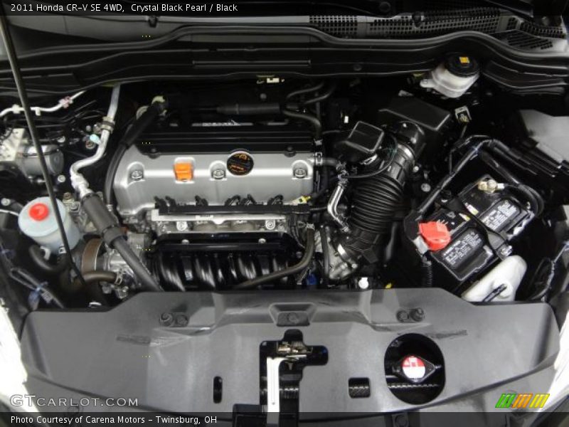Crystal Black Pearl / Black 2011 Honda CR-V SE 4WD