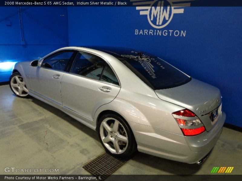 Iridium Silver Metallic / Black 2008 Mercedes-Benz S 65 AMG Sedan