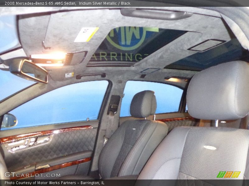 Iridium Silver Metallic / Black 2008 Mercedes-Benz S 65 AMG Sedan