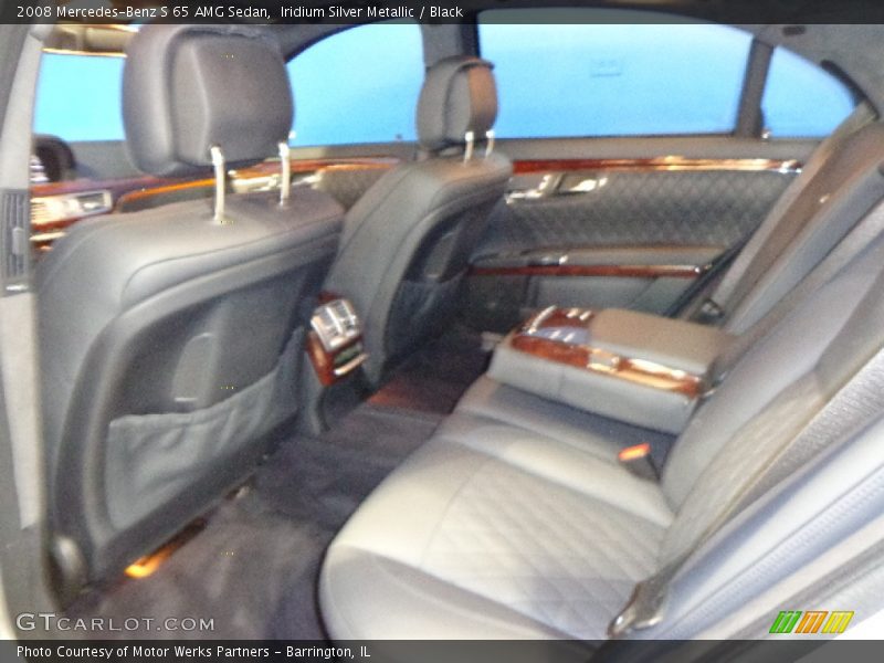 Iridium Silver Metallic / Black 2008 Mercedes-Benz S 65 AMG Sedan